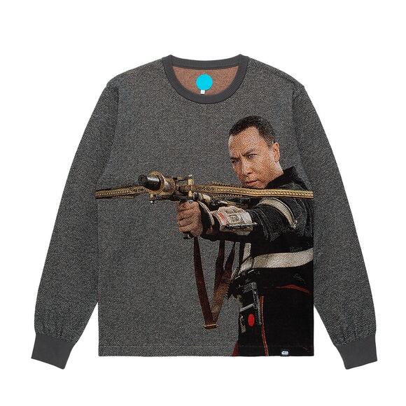 Star Wars x The Store Dot x CHIRRUT ÎMWE x CHIRRUT KNIT SWEATER - Donnie Yen - Picture 1 of 5